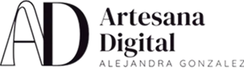 Logo La Artesana Digital — Aleja González UX/UI y Front-end